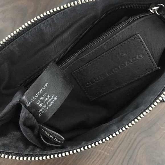 Club Monaco Large Leather Wristlet - Picture 3 of 6